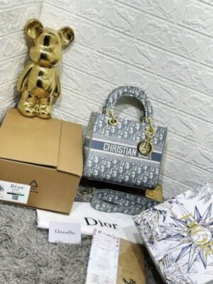 CHRISTIAN DIOR LADY MATT ( GREY ) WITH DOUBLE BOX