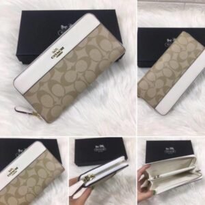 COACH_ ACCORDION ZIP WALLET WITH BOX