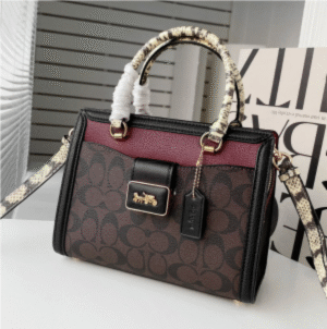 COACH_ BAGUETTE SIGNATURE SHOULDER BAG WITH BOXV